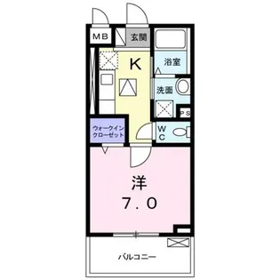 プランドール アイ【3階】の間取り