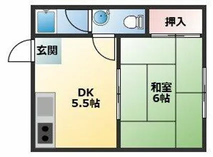 北桑マンション【2階】の間取り