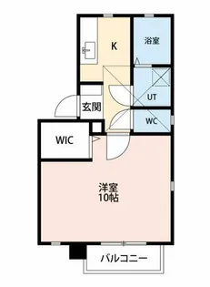 シャリテ【201号室】の間取り