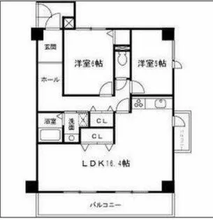 大阪府大阪市城東区今福東1丁目【マンション】の間取り