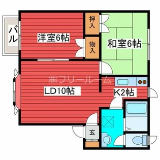 フォーレスト月寒【1階】の間取り