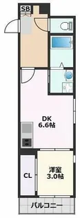 サンメイプル上新庄【2階】の間取り