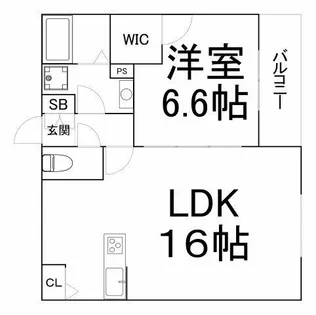 大阪府大阪市阿倍野区文の里2丁目【アパート】の間取り