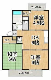 フレール【2階】の間取り