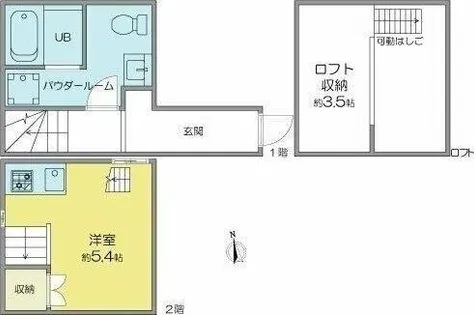 ラフィーカ金山【1階】の間取り