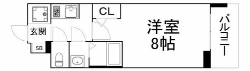 S-RESIDENCE福島Grande【2階】の間取り