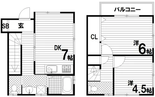 SYハイツ【1階】の間取り