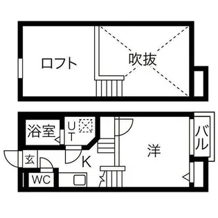Creo荒子壱番館【202号室】の間取り