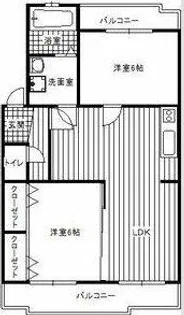 ブラウンハイツ【3階】の間取り