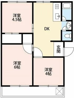 サンハイツ54【202号室】の間取り