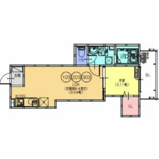 F+style藤井寺・林6丁目【1階】の間取り