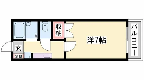 アーバンハイツ【106号室】の間取り