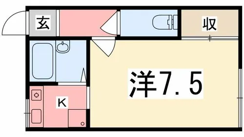 アルスランフラット【203号室】の間取り