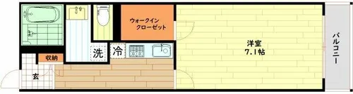 大阪府大阪市中央区南久宝寺町1丁目【マンション】の間取り