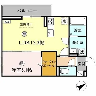 Hau’oli Residence【1階】の間取り