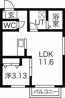 シャルム・リアール【1階】の間取り