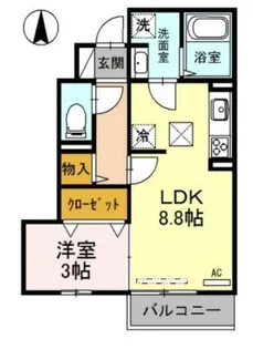 Fortuna【1階】の間取り