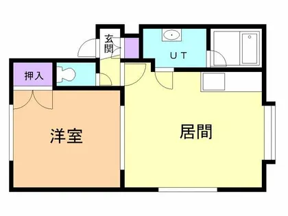 コーポオアシス【101号室】の間取り