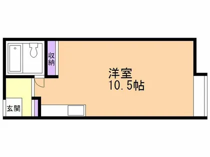 コロン【107号室】の間取り