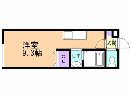 シャンブレット水元【106号室】の間取り