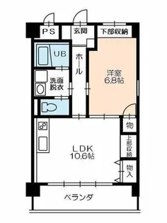 アネシスサイトウ【201号室】の間取り