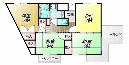 カサクレスト【2階】の間取り