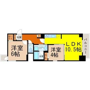 プレサンスTHE久屋大通レジェンド【7階】の間取り