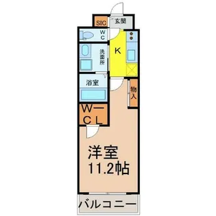 グランドソレイユ名駅【10階】の間取り