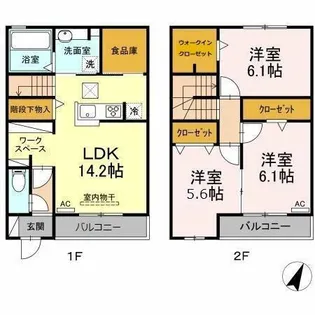 結香【1階】の間取り