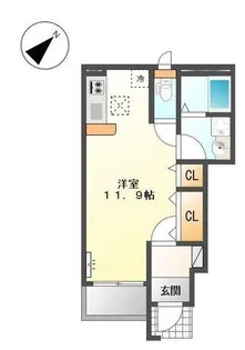 フィールドヴィレッジIV【1階】の間取り