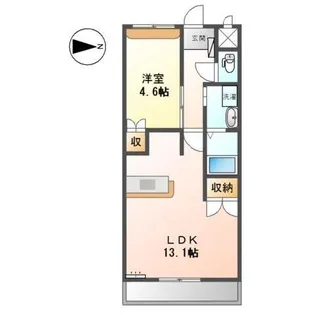 シャンティ【2階】の間取り