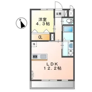 ペルルIII【2階】の間取り