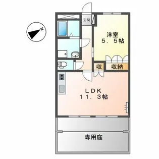 フィールドピアN【1階】の間取り