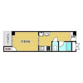 秀英マンション【4階】の間取り