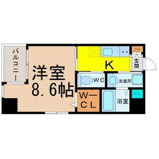 maison spade(メゾンスペード)【7階】の間取り