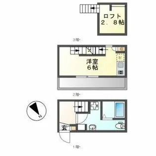 ルココン好本町(LE COCON好本町)【1階】の間取り
