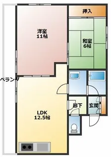 小林ビル【3階】の間取り