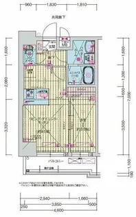プレサンス高畑ルミア【11階】の間取り