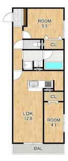 D-ROOM 東矢倉【3階】の間取り
