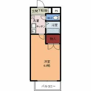 アビタシオン瑞穂【405号室】の間取り