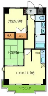 ラ・トゥール【6階】の間取り