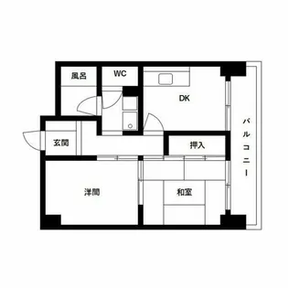 エスポワール杉山【4階】の間取り