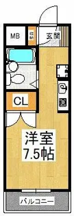 東光荘Ⅰ【2階】の間取り