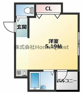 リトル菱屋西【302号室】の間取り
