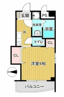 マロット天神橋【2階】の間取り
