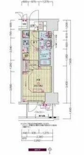 プレサンス天王寺勝山【7階】の間取り