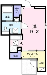 サン コテージ【1階】の間取り