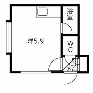 北海道札幌市北区北三十二条西6丁目【マンション】の間取り