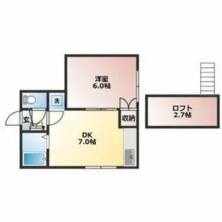 クレールコート【1階】の間取り