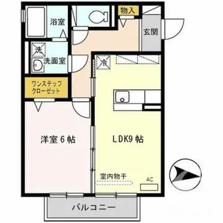 サンハイム法善寺【2階】の間取り